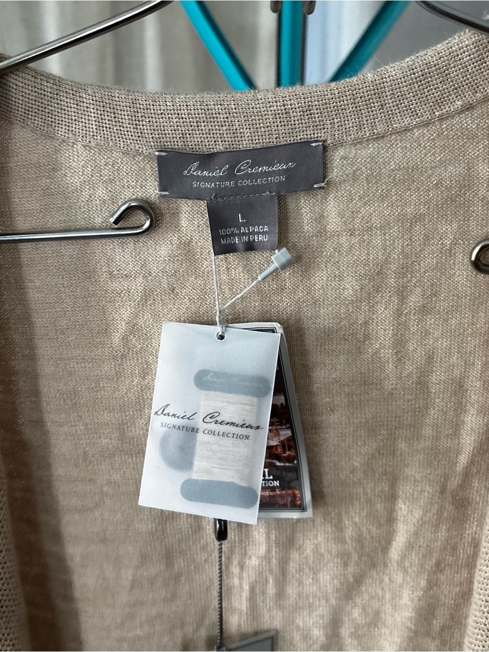 NWT Daniel Cremieux 100% alpaca cardigan - Picture 8 of 11